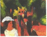 August Macke Parkway oil painting on canvas